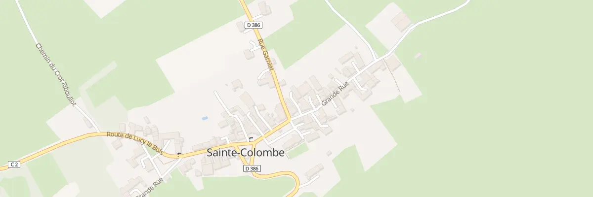 Plan du 16 Gr Grande Rue à Sainte-Colombe