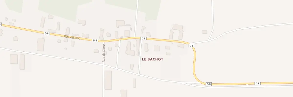 Plan du 9 Rue du Bac à Charny-le-Bachot