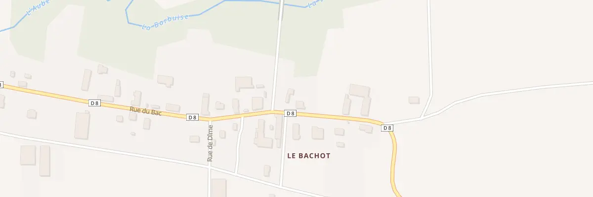 Plan du 10 Rue du Bac à Charny-le-Bachot