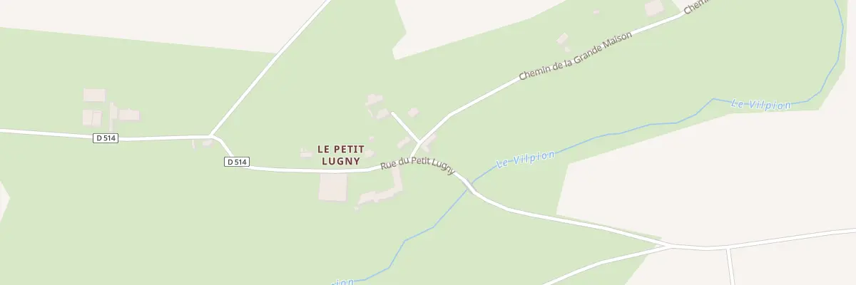 Plan du 8 Hameau du Petit Lugny à Thenailles