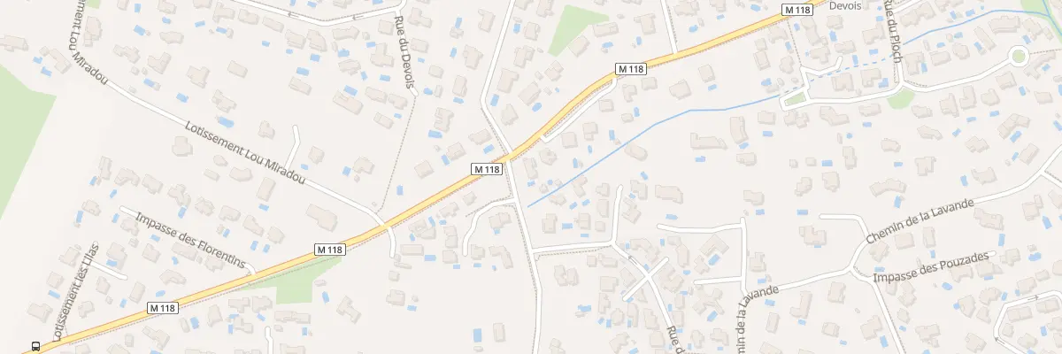 Plan du 887 Av Croix de Mounie à Saint-Drézéry