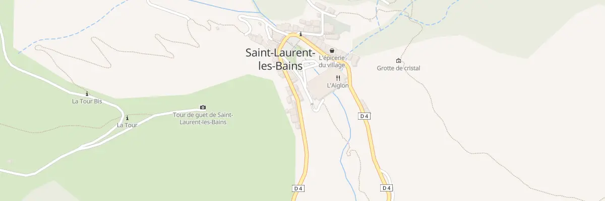 Plan du 5057 Le Village à Saint-Laurent-les-Bains-Laval-d’Aurelle