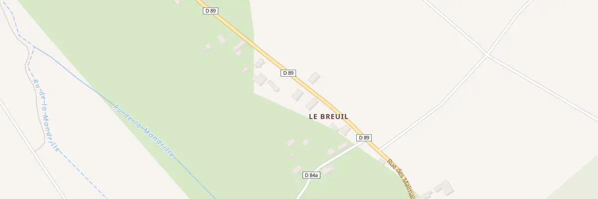 Plan du 182 Le Breuil à Chessy-les-Prés