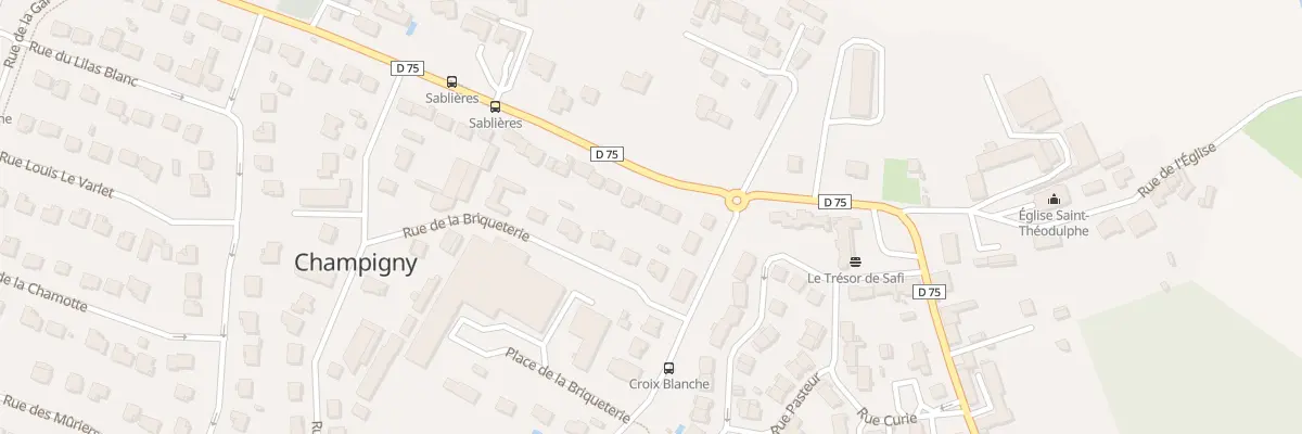Plan du 13 Rue Des Sablieres à Champigny