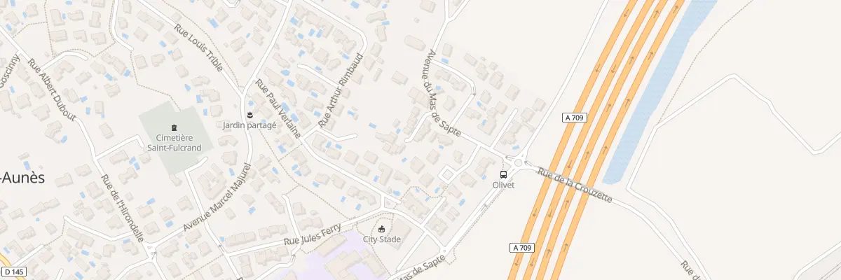 Plan du 6633 Av du Mas de Sapte à Saint-Aunès