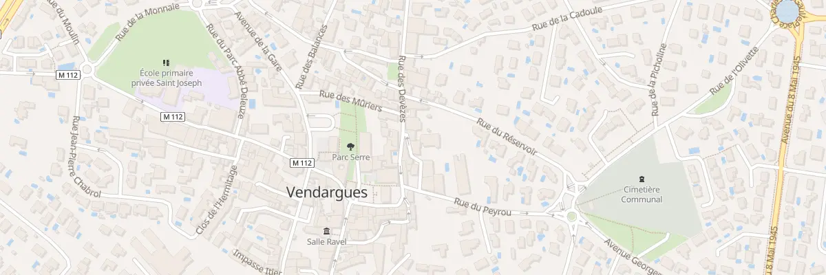 Plan du 4 Rue des Rosiers à Vendargues