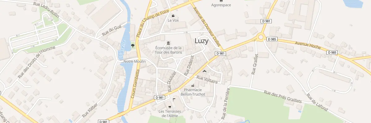 Plan du 4B Pl du Maquis Louis à Luzy