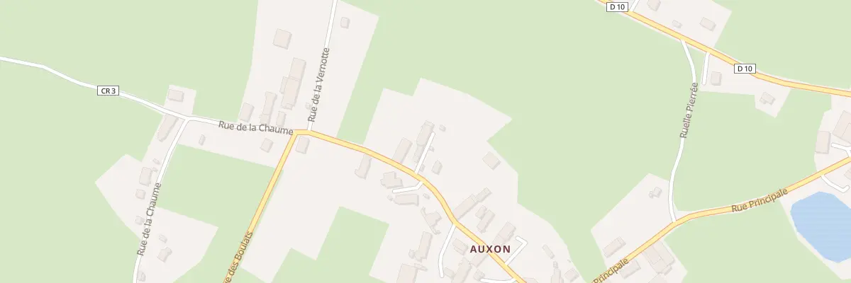 Plan du 147 Auxon le Hameau à Saint-Brancher
