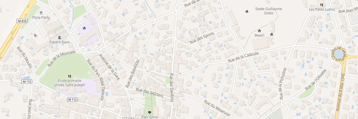 Plan du 14T Rue des Devèzes à Vendargues