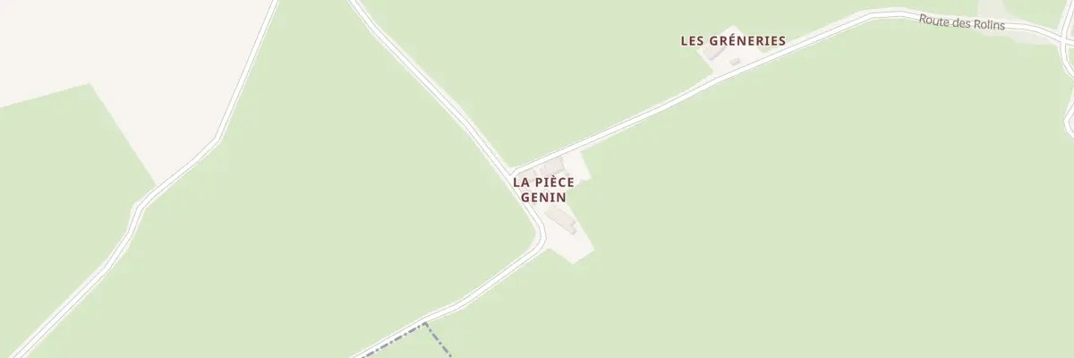 Plan du 5006 La Piece Genin à Avrilly