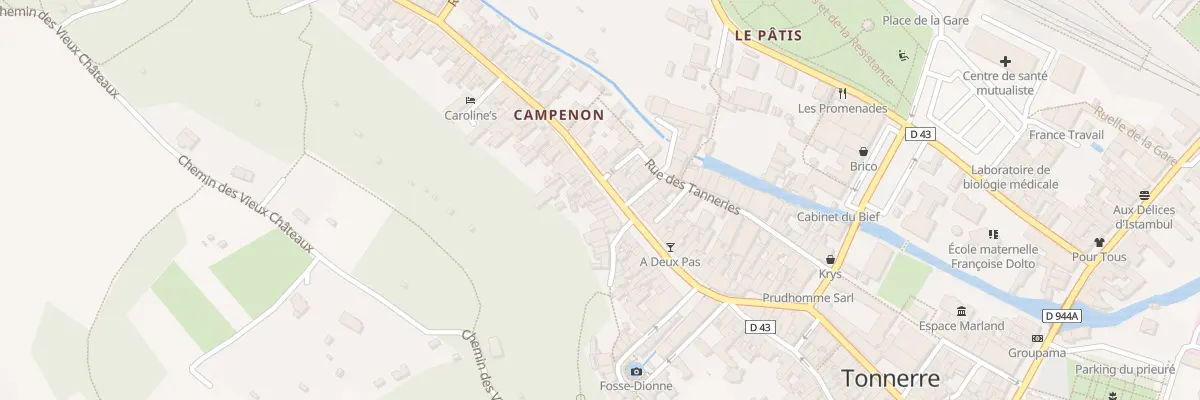 Plan du 49 Rue General Campenon à Tonnerre