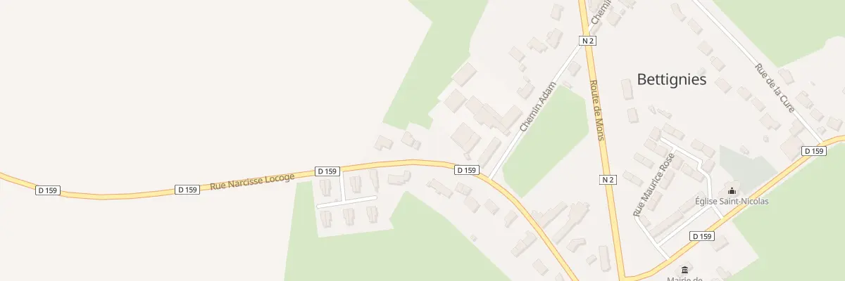 Plan du 30 Rue Narcisse Locoge à Bettignies