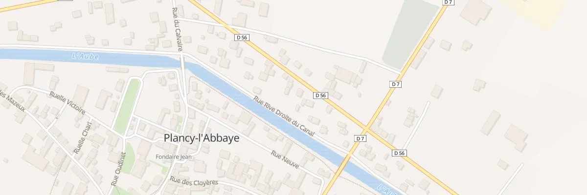Plan du 17 Rue Riverelle à Plancy-l’Abbaye