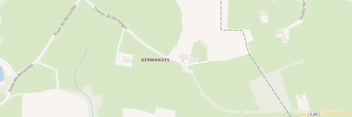 Plan du 5075 Germanges à Céron