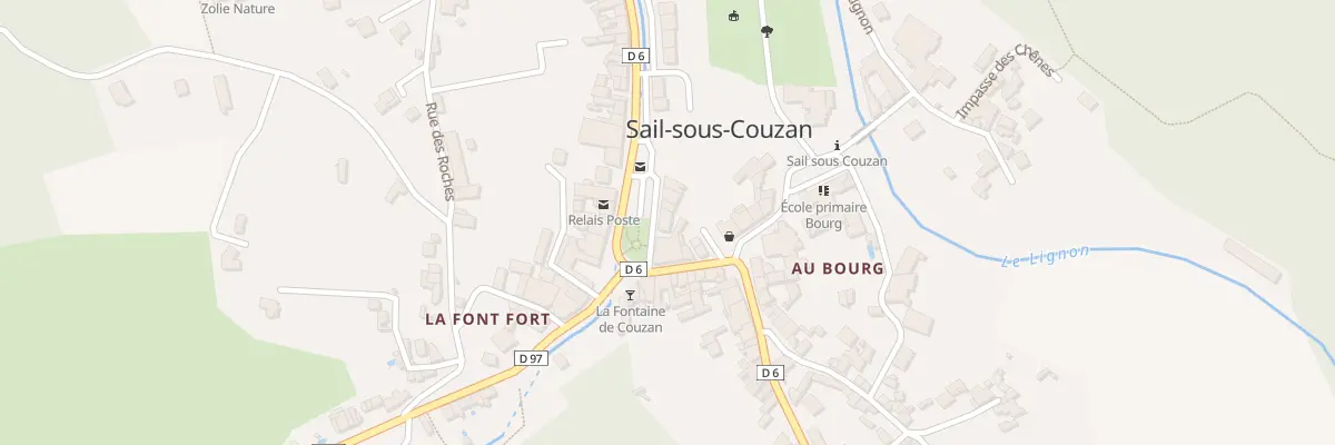 Plan du 4 Pl de la Fontaine à Sail-sous-Couzan