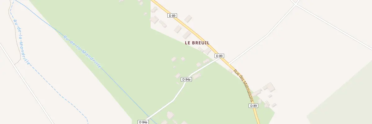 Plan du 8 Rue du Moulin du Breuil à Chessy-les-Prés