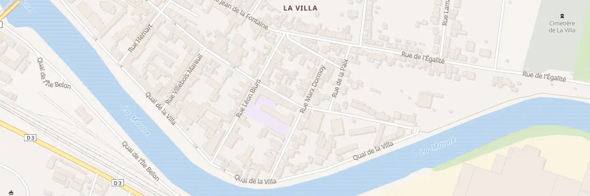 Plan du 49 Rue Jean-Jacques Rousseau à Épernay