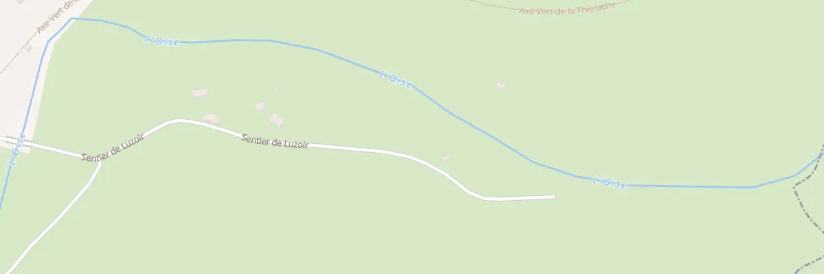 Plan du 1 Cr Pieds Sente de Luzoir A à Luzoir