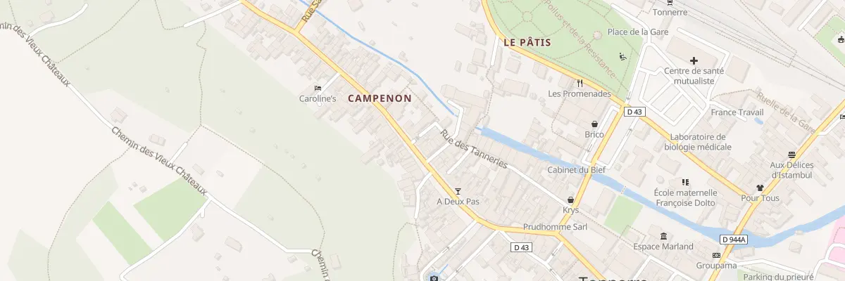 Plan du 48 Rue General Campenon à Tonnerre