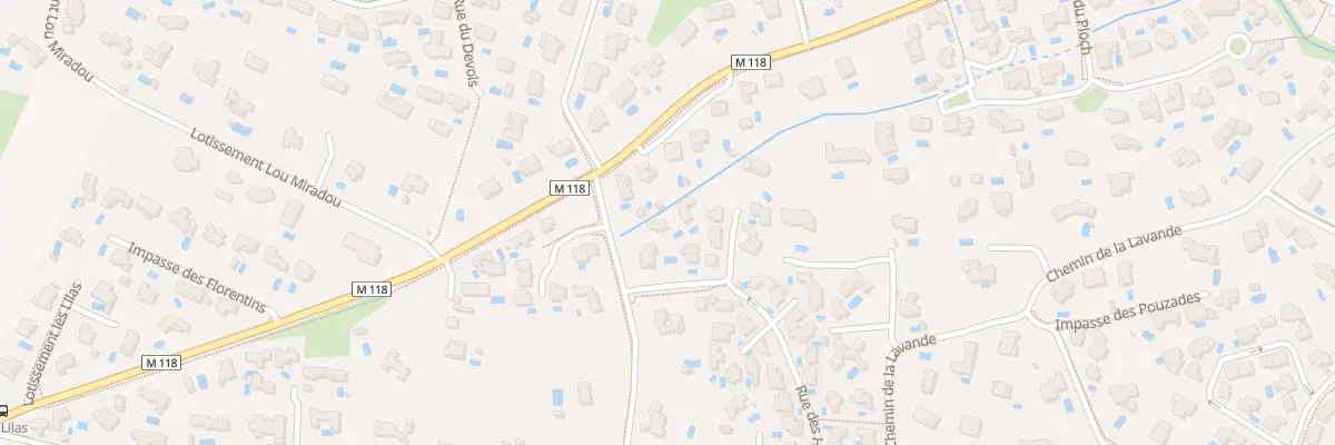 Plan du 51 Che de Manely à Saint-Drézéry