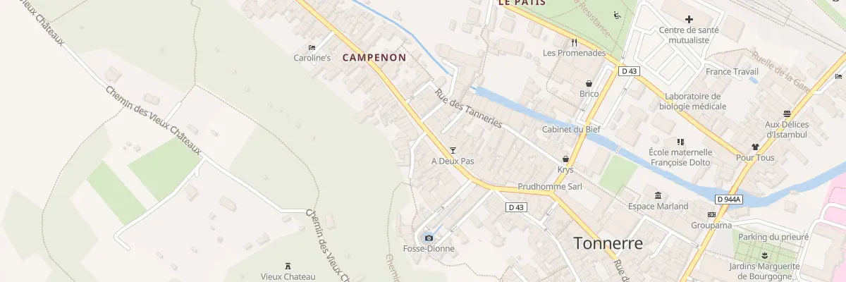 Plan du 35B Rue General Campenon à Tonnerre