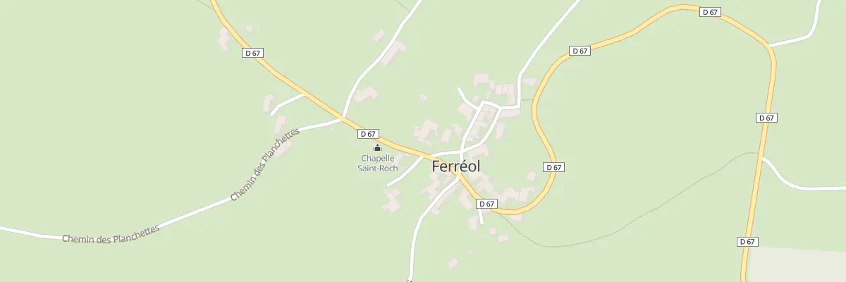 Plan du 5192 Ferreol à La Chaulme