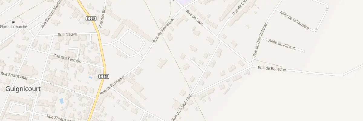 Plan du 5 Rue du 8 Mai 1945 à Villeneuve-sur-Aisne