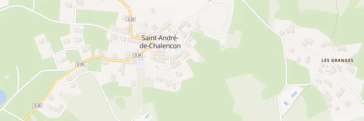 Plan du 12 Pl de l’Eglise à Saint-André-de-Chalencon