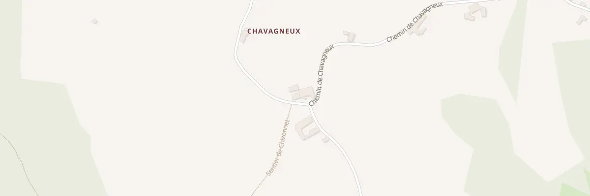 Plan du 881 Che de Chavagneux à Saint-Julien-d’Oddes