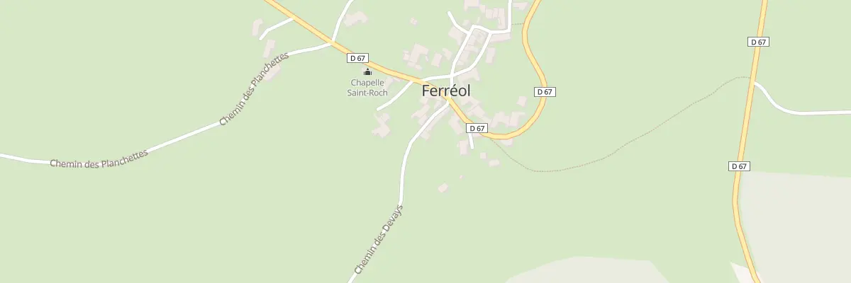 Plan du 5163 Ferreol à La Chaulme