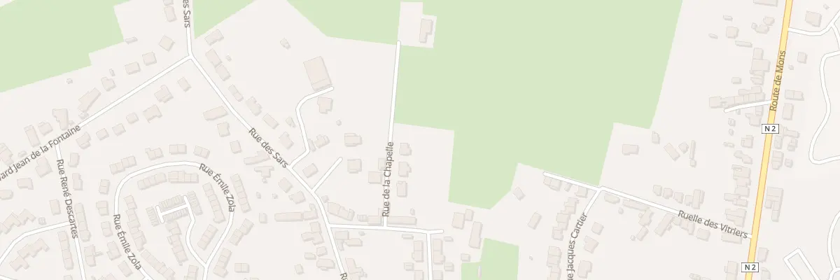 Plan du 108T Rue des Sars à Maubeuge