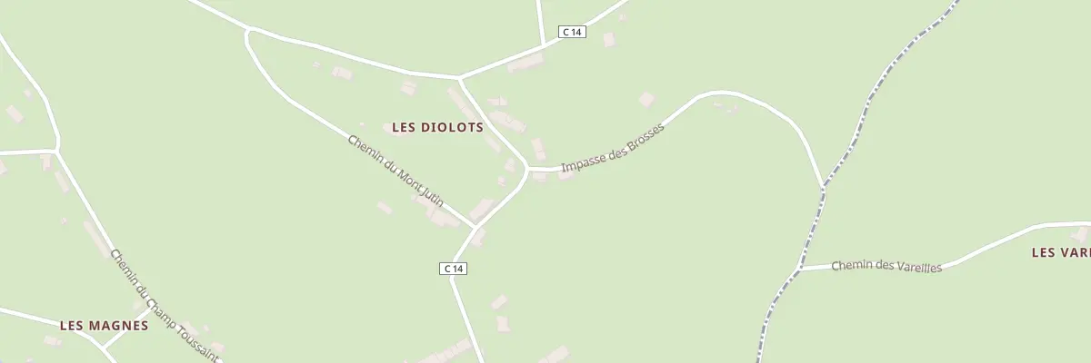 Plan du 2 Imp des Brosses à Château-Chinon (Campagne)