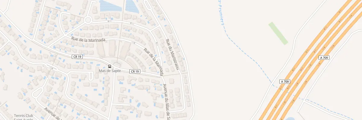 Plan du 34 Rue du Maristraou à Saint-Aunès