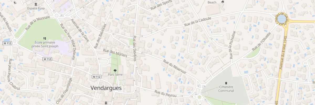 Plan du 5 Rue du Réservoir à Vendargues