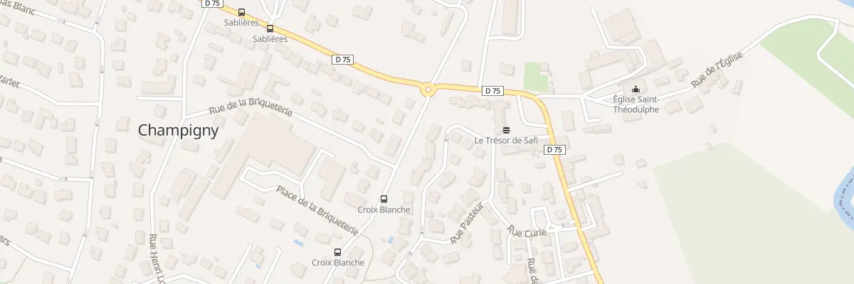 Plan du 12 Rue Des Coutures à Champigny
