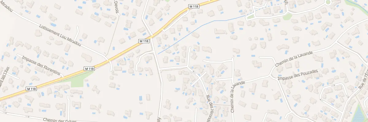 Plan du 252 Rue des Hirondelles à Saint-Drézéry