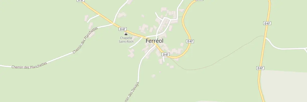 Plan du 5076 Ferreol à La Chaulme