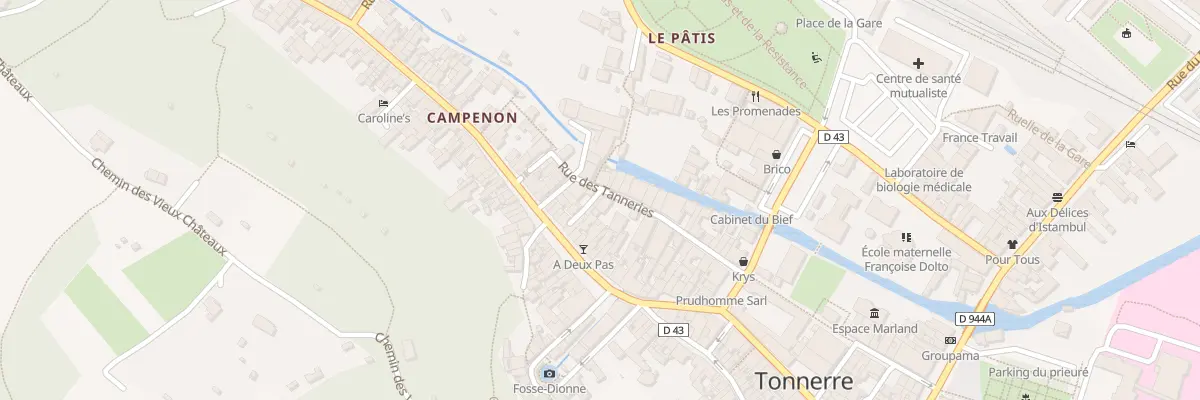Plan du 6 Rle des Tanneries à Tonnerre