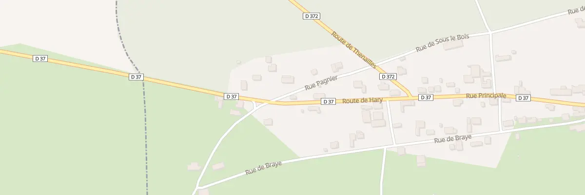 Plan du 10 Rte de Hary à Harcigny