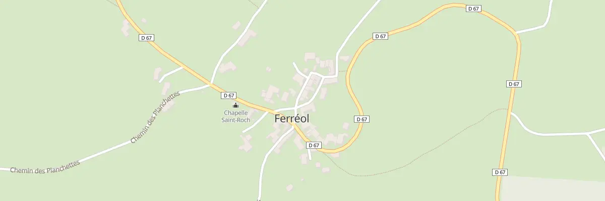 Plan du 5187 Ferreol à La Chaulme