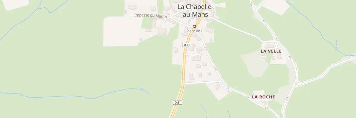 Plan du 540 Rte du Bourg à La Chapelle-au-Mans