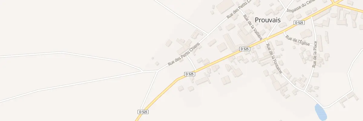 Plan du 19 Rue des Petits Chiens à Prouvais