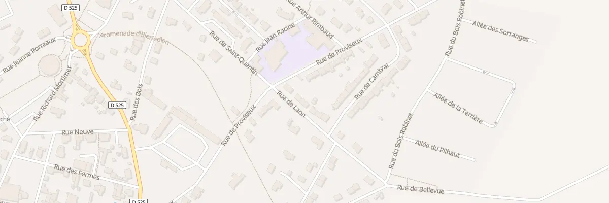 Plan du 3 Rue de Laon à Villeneuve-sur-Aisne