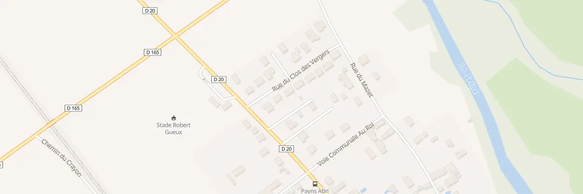 Plan du 6 Rue du Clos des Vergers à Payns