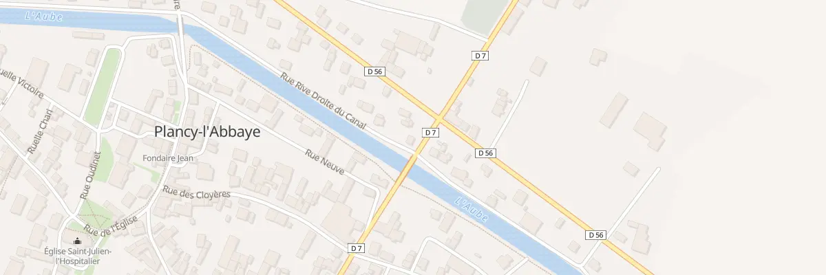 Plan du 5 Che de Halage à Plancy-l’Abbaye