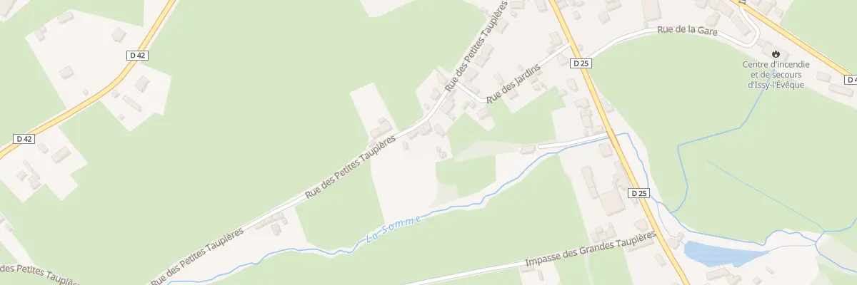 Plan du 23 Rue des Petites Taupières à Issy-l’Évêque