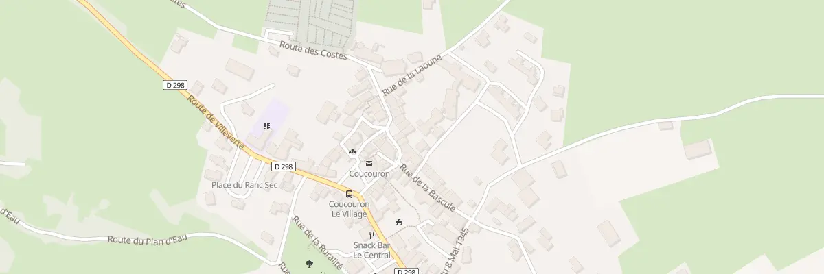 Plan du 5216 Le Village à Coucouron