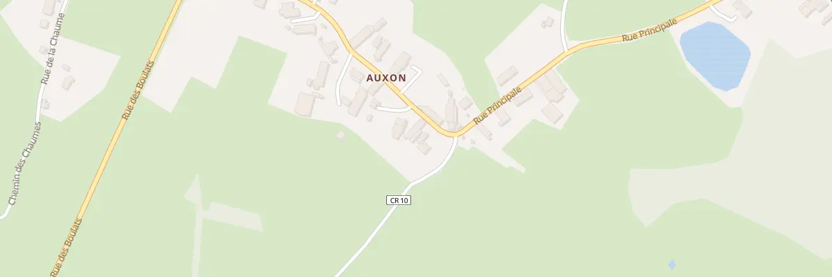 Plan du 129 Auxon le Hameau à Saint-Brancher