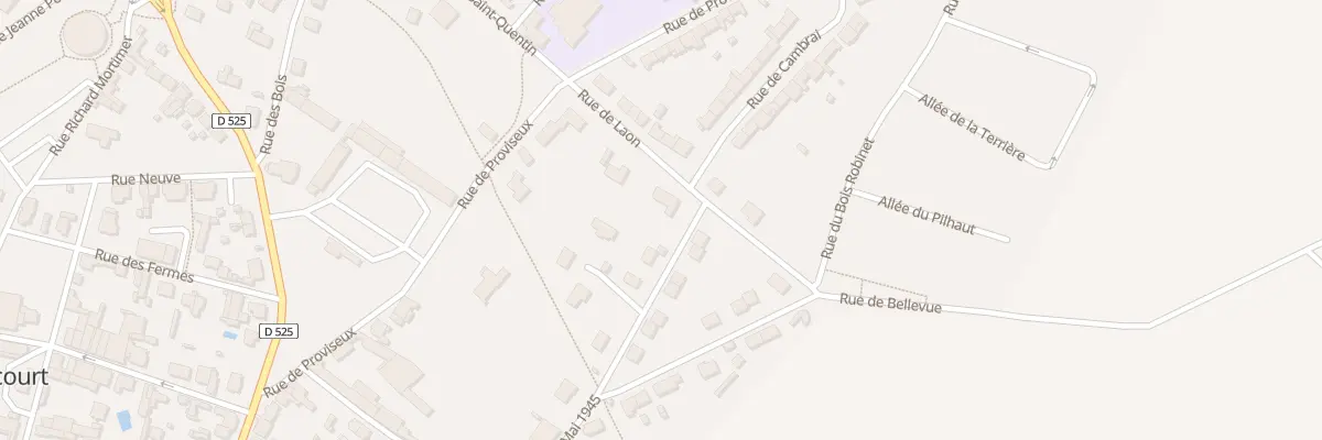 Plan du 11 Rue du 8 Mai 1945 à Villeneuve-sur-Aisne