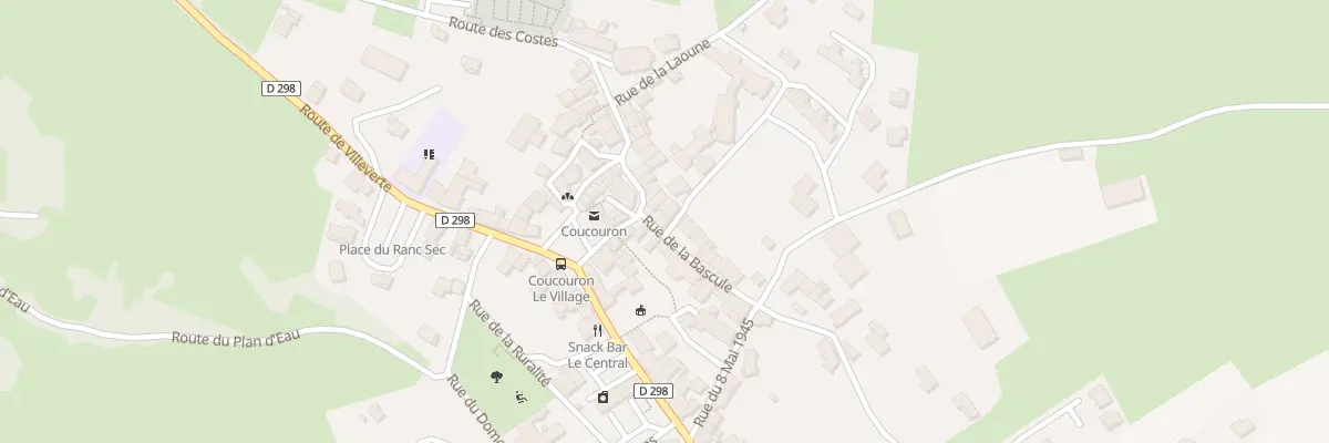 Plan du 5212 Le Village à Coucouron